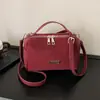 Bolso de Mano de Nicho Nuevo Otoño e Invierno 2025, Bolso Sencillo tipo Lonchera, Bolso de Hombro Cruzado Retro Versátil de Alta Gama para Mujer