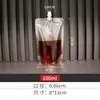 Sacos para Embalagem de Suco de Chá com Leite, Sacos Descartáveis para Bebidas de Suco e Leite de Soja, Sacos com Bico para Cerveja de Material de Grau Alimentício