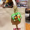 Llavero Creativo Nueva Máquina Cortadora de Zanahorias Lindo Dibujo Animado Juguete de Descompresión Colgante para Mochila Escolar de Estudiante Pequeño Regalo