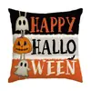 Fronhas de Halloween Mais Vendidas da Amazon, Decorações de Feriado, Capas de Almofada de Tecido para Casa, Fronhas Personalizadas Transfronteiriças