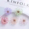 Lujo Ligero Color Doble Capa Hueco Pétalo Tazón Flor DIY Trenzado a Mano con Cuentas Pasador de Pelo Accesorios para el Cabello Pendientes Material Venta al por Mayor