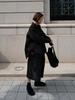 Qianhe Otoño e Invierno Nueva Moda Japonesa Tendencia Estilo Camisa Algodón Holgada Cálida Cómoda Chaqueta para Mujer