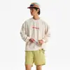 Camiseta Leve Estampada para Uso Externo Secagem Rápida Absorvente de Umidade e Antibacteriana Roupa de Treino para Casal Blusa de Manga Longa