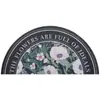 Felpudo de Entrada Estilo Fresco Floral Simple Puerta de Entrada Desgaste Resistente Suciedad Resistente Anillo de Seda Felpudo Cortable Antideslizante