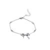 Pulsera de Lazo de Circonita Ins para Mujer Pulsera Elegante de Alta Gama de Lujo Ligero para Combinar con Todo Diseño Nicho Pulsera Simple