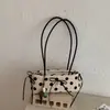 Bolso Nuevo de Lunares 2026 para Mujer, Bolso Almohada Personalizado Estilo Francés, Bolso Cuadrado Pequeño Estilo Coreano, Bolso de Viaje Relajado y a la Moda