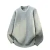 Tejido de punto de cuello redondo para hombre Otoño e Invierno Holgado Casual Tejido de punto base para hombre Diseño de tejido de punto Botones Tejido de punto interior