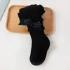 Medias para Niña Estilo Primavera y Otoño Lazo Princesa Ropa Interior para Bebé Medias Ropa Exterior Elegante Pantalones Base para Niñas Pequeñas