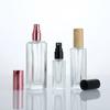 Atacado 10 ml Quadrado Frascos de Perfume Pressione Frasco de Spray 5 ml Vidro Viagem Pequeno Frasco de Amostra Frasco Vazio Cosmético