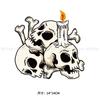 Adesivos de fantasma de terror para carros Adesivos de para-choque de filmes de terror Adesivos engraçados de Halloween Esqueleto de terror Halloween