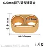 Fivela Colorida de Sino 9mm para Cordão de Celular Multifuncional Fivela de Pendurar Rotativa Acessórios DIY Removíveis Fivela Dupla em Forma de 8