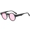 Gafas de Sol Redondas Transfronterizas Nueva Ronda Espejo de Príncipe Coloridas Artísticas Decorativas de Exhibición Marco Pequeño para Hombres y Mujeres T22118