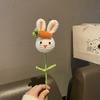 Buquê de Coelhinho Tricotado em Lã DIY Rabanete Fofo Presente Acabado Feito à Mão para Meninas Darem aos Seus Filhos e Melhores Amigas