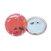 Insignia de Hojalata, Insignia de Vidrio Roto Láser, Insignia Doble Flash, Insignia, Insignia Personalizada de Comic Show