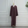 Vestido a Rayas Talla Grande Cuello en V 2026Loriya LR1166