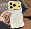 Trébol de Cuatro Hojas de la Suerte Aplicable a iPhone 17promax Carcasa para Teléfono con Textura de Sombra y Luz Apple 16pro Xiaomi 15