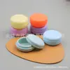 Caja de crema de macarrón 10ml botella de crema de manos caja de rubor caja de recarga caja de crema de aceite para labios 10g caja de crema colorida