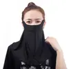 Nuevo Protector Solar Facial Completo Protección para el Cuello Protección UV Máscara de Seda de Hielo para Hombres y Mujeres Sombrilla Velo Transpirable Cara Seda y