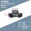 Conector para Barandal Recto Pasante Tubo Cuadrado Sin Soldadura Accesorios Fijos Universales Unión de Tubo de Hierro Galvanizado Bidireccional Tricúspide