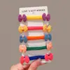 Elástico de Borracha Infantil Headband de Desenho Animado Aveludado Prendedor de Cabelo de Menina Headband Não Machuca Cabelo Anel de Toalha Corda para Rabo de Cavalo de Menininha