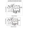LORD eslogan de letras inglesas elegantes pegatina de pared blanco y negro sala de estar sencilla dormitorio decoración de pared de fondo pegatina autoadhesiva