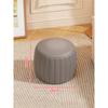 Banquito pequeño para el hogar, banquito bajo redondo para sentarse, taburete simple para cambiarse los zapatos, sofá para sala de estar, mesa de centro, banco cuadrado, calabaza, madera maciza, taburete de cuero