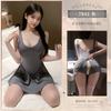 Feimu Daily Wear Zipper Open Brotch Wild Dress 7841 Passionate Fun Underwear Sexy Pure Desire No-Remove Temptation