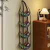 Bolsa colgante para guardar pelotas, organizador de muñecas y cascos, estante para guardar equipo deportivo, cesta colgante para almacenamiento de fútbol y baloncesto para el hogar, sobre la puerta