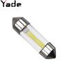 Luz de lectura LED para techo de coche Yade, doble punta, cerámica, 31/36/39/41 mm, COB