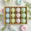 Nuevo adorno de bola de Navidad de colores surtidos de espuma tipo macarrón para decoración de escenas navideñas transfronterizas