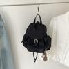 Mochila Casual Simples de Grande Capacidade Estilo Coreano 2025 para Mulheres, Mochila Escolar de Nylon Leve para Viagem de Estudantes