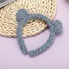 Diadema de Cara de Panda de Peluche para Lavado de Cara, Diadema Moderna Multicolor Linda de Dibujos Animados con Pompón, Accesorios de Regalo, Venta de Liquidación