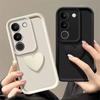 Adecuado para Funda de Teléfono Móvil con Sensación de Piel Mate Vivox300Pro, Cubierta Protectora Simple X200, Modelo Nuevo S50Y35 en Forma de Corazón Y78