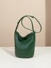 Bolsa Nova de Alto Nível Tecida à Mão 2025 Bolsa Tote Feminina Grande Capacidade Bolsa de Ombro Bolsa Balde Bolsa Transversal