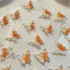 Colgante de Flor de Mariposa Colorida Fantasía Material para Manualidades con Cuentas Pulsera Collar Pendientes Joyería Accesorios de Cuentas Sueltas