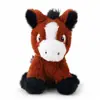 Juguete para Perro Animal Sentado Dibujos Animados Mascota Peluche Juguete Auto-Entretenido Resistente a Mordidas Molienda de Dientes Juguete Sonoro Mascota Juguete