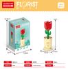 Bloques de Construcción, Ramos, Flores, Serie para Niñas Juguetes Ensamblados, Rosas, Regalos de Cumpleaños para el Día de San Valentín, Transfronterizo