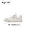 Zapatillas Deportivas Casuales Planas Blancas Retro de Entrenamiento Aleman Color Plata Augusden para Mujer 2026 Nuevo Verano Suela Gruesa