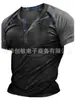 Estação independente de comércio exterior tamanho europeu verão camiseta combinação de cores gola com botão manga curta ciclismo caminhada top casual camiseta masculina quebrar