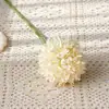 Simulado Borde Crudo Cepillado Bola de Espinas de Diente de León Decoración para el Hogar Boda Fotografía Floral Flor Flor Artificial Flor Artificial