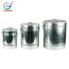 Atacado de fábrica ferro forjado velho retro barril metal barril com tampa barril de armazenamento terno barril de três peças para uso transfronteiriço