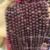 Serie Morada Piedra Natural Cuentas Redondas Amatista Soñadora Cuentas Sueltas Ágata de Vidrio Morado Sintético K9Diy Accesorios para Joyería
