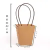 Dia das Mães Bolsa de Couro Impermeável para Arranjo de Flores Embalagem para Buquê Caixa de Presente Bolsa Tote Embalagem para Flores Musiss/Muxi Várias Cores