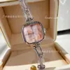 Reloj de Cuarzo Cuadrado Nuevo de Lujo Ligero para Mujer, Reloj Pulsera de Moda Sencillo de Nicho, Reloj Sencillo y Elegante para Transmisión en Vivo