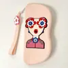 Bolsa de Almacenamiento Popular para Gafas de Sol Transfronteriza para Mujer, Portátil, de Silicona para Monedas, Estuche para Gafas DIY Diosa