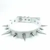 Harajuku Punk Europeo y Americano Cuero Clavo de Múltiples Puntas Moda Cadena para el Cuello Alternativa para Mujer Cadena para Clavícula Collar Joyería