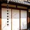 Cadena de Lluvia de Aleación de Aluminio con Doble Anillo Estilo Japonés Canalón de Techo Cadena para Desagüe Decoración Exterior para Villa Cadena de Lluvia Resistente a la Corrosión Cadena de Lluvia para Guiar el Agua