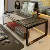 Soporte para monitor de computadora, soporte de enfriamiento para laptop, base para pantalla de escritorio, organizador de escritorio