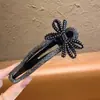 Lujo Ligero Retro Súper Brillante Lunares Lazo Pin Perezoso Pinza de Pato Grande Pasador Accesorio para el Cabello