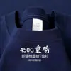 450g Tecido Pesado Manga Curta Masculino Verão Algodão Puro Grosso Algodão de Xinjiang Gola Pequena Estilo Americano Meia Manga Camiseta Básica